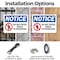 Signmission Do Not Enter While In Operation OSHA Notice Sign, Plastic, 10in W x 7in L, 2PK OS-2PACK-NS-P-710-L-11256 - alternate 3